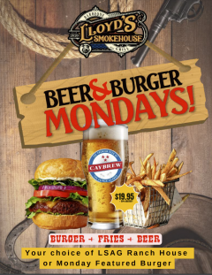 Beer & Burger Mondays